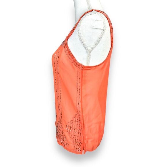 BKE boutique Glass Beaded Boho Sheer Tank - Picture 2 of 4